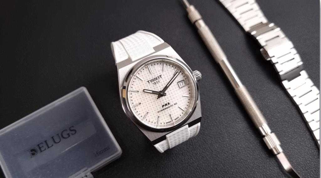 Tissot PRX on Delugs CTS Strap